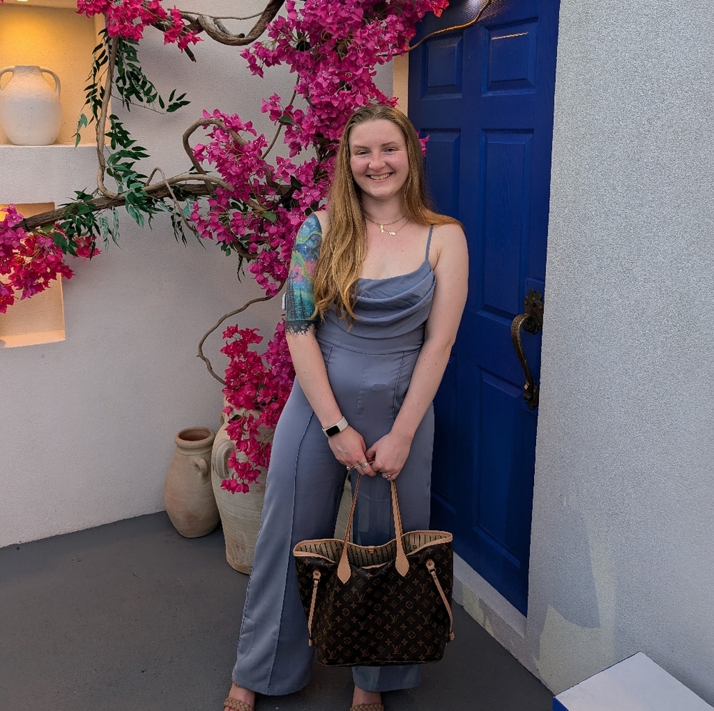 Cider Sophisticated Silver Jumpsuit